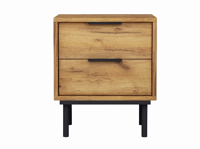 Mesita de noche Cala 45cm - Roble